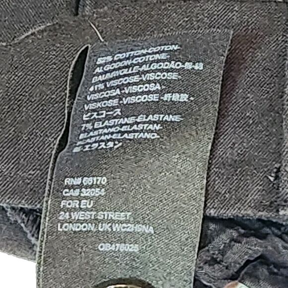 Anthropologie Women’s Pants Black Essential Slim Pants Size 2 - Picture 10 of 13